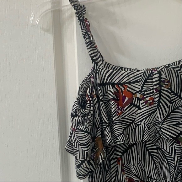 Zara Fun Jungle Animal Print Shorts Romper Women’s Medium - Picture 8 of 16